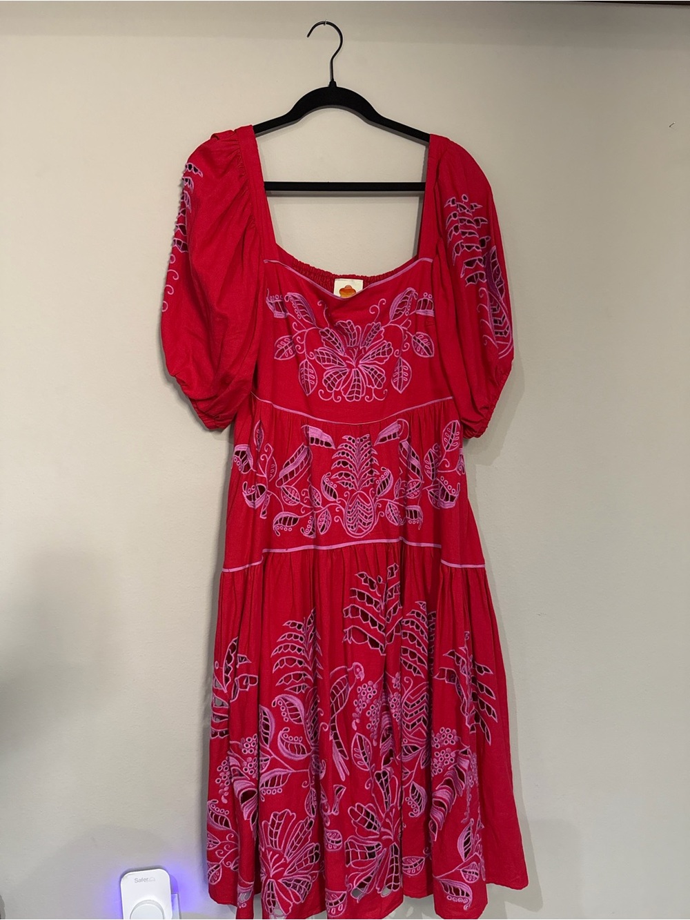 FARM Rio Red Palm Tree Richelieu Dress - Picture 3 of 5
